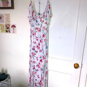 Floral off-the-shoulder H&M Maxi dress